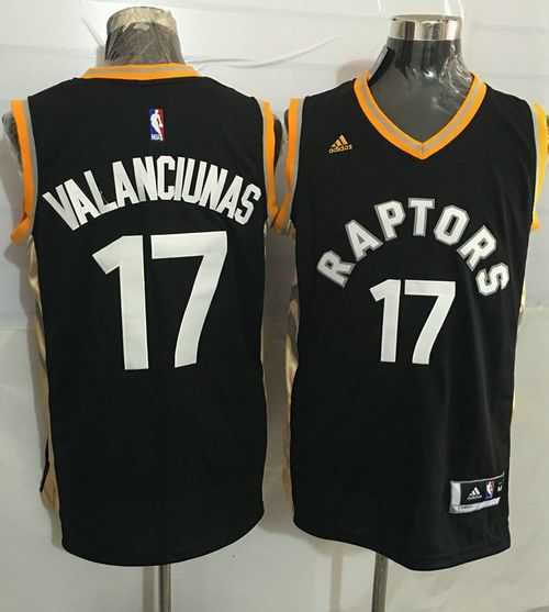 Toronto Raptors #17 Jonas Valanciunas Black Gold Stitched NBA Jersey,We sell and wholesale Toronto Raptors #17 Jonas Valanciunas Black Gold Stitched NBA Jersey on line form chian!